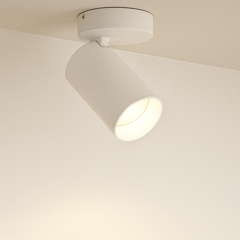 Lyora Witte opbouwspotMono kantelbaar - 7807